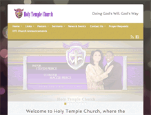 Tablet Screenshot of holytemplechurch.net